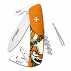 Vreckový švajčiarsky nôž Swiza D03 Clown Orange