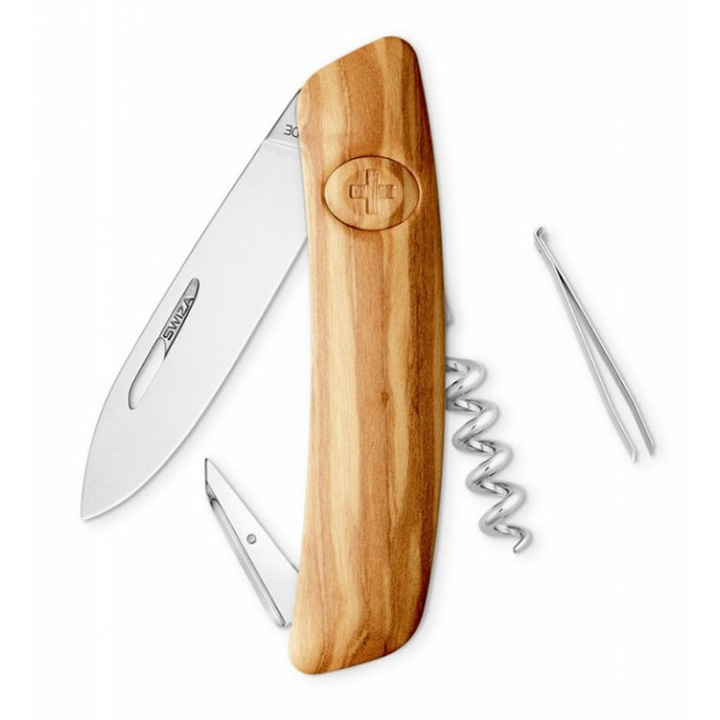 Vreckový švajčiarsky nôž Swiza D01 Standard Wood Olive