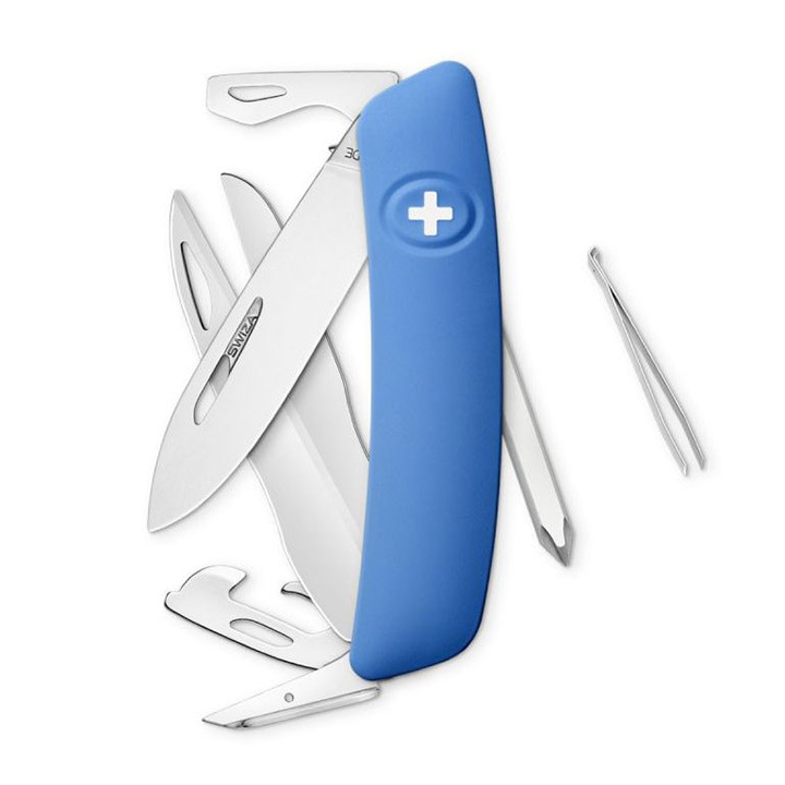 Vreckový švajčiarsky nôž SWIZA D08 Standard, Blue