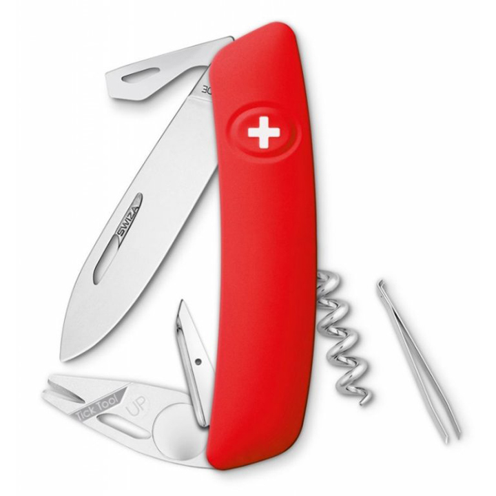 Vreckový švajčiarsky nôž Swiza TT03 Red