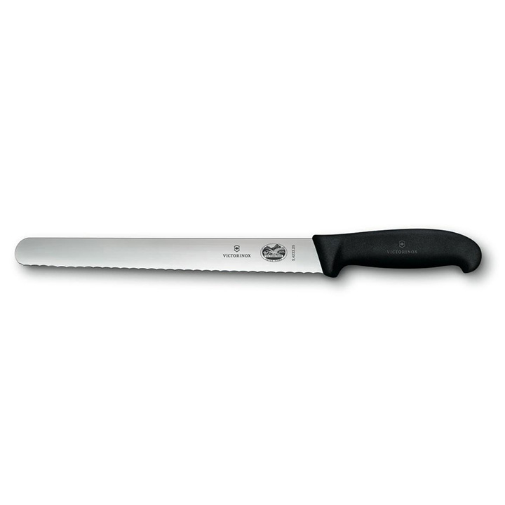 Nárezový nôž, zúbkované ostrie Victorinox Fibrox 36 cm
