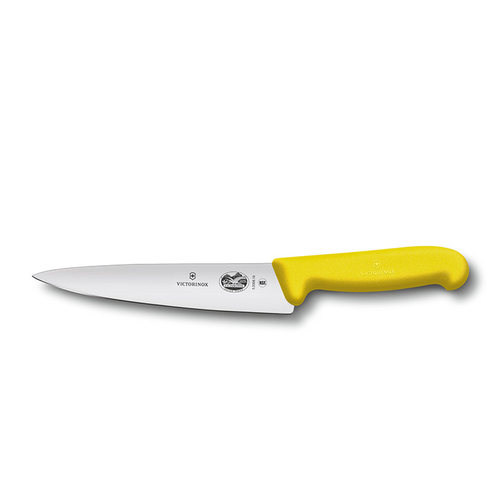 Kuchynský nôž Fibrox Victorinox 25, žltý