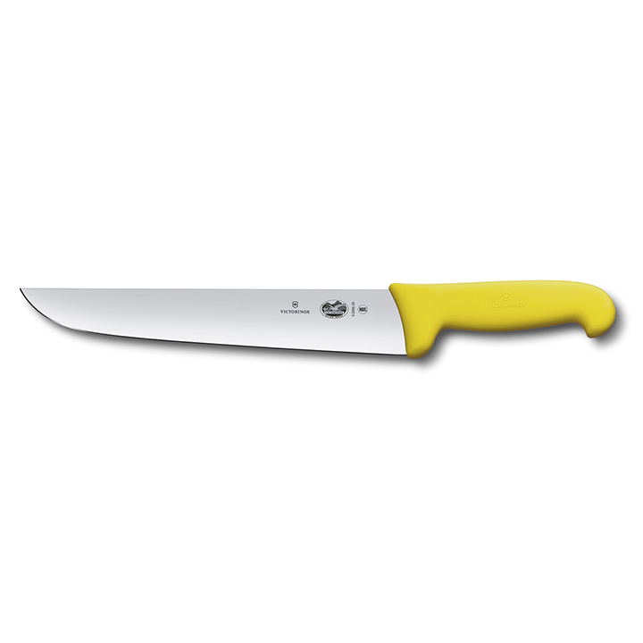 Mäsiarsky nôž Victorinox Fibrox 28, žltý