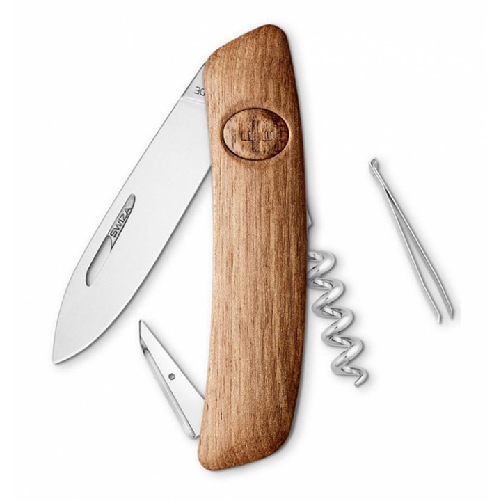 Vreckový švajčiarsky nôž SWIZA D01 Wood Walnut