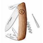 Vreckový švajčiarsky nôž Swiza D03 Wood Walnut