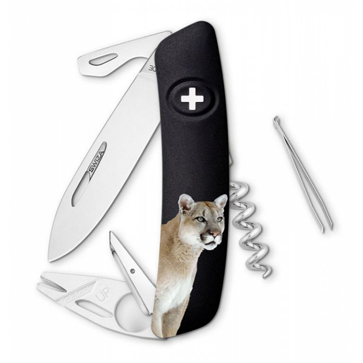 Vreckový švajčiarsky nôž Swiza TT03 Puma Wildlife