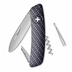 Vreckový švajčiarsky nôž SWIZA D01 Allmatt Carbon Vreckový švajčiarsky nôž SWIZA D01 Allmatt Carbon