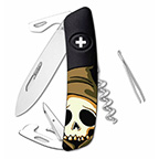 Vreckový švajčiarsky nôž Swiza D03 Skull Head Black Vreckový švajčiarsky nôž Swiza D03 Skull Head Black