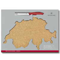 Victorinox nôž na syr Swiss Map kuchynská súprava, 2-dielna