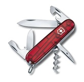N�� Victorinox SPARTAN transparentn�, �erven�