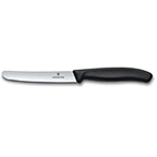 Stolový nôž Swiss Classic Victorinox, čierny